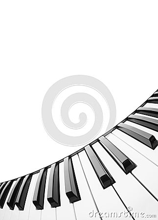 Piano keyboard. Abstract background