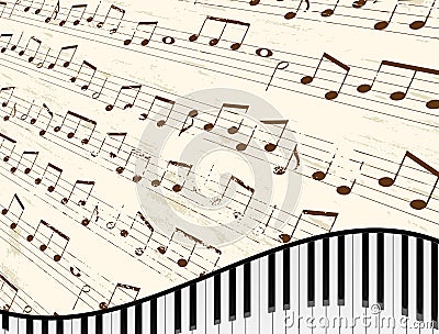 Piano Keyboard Background