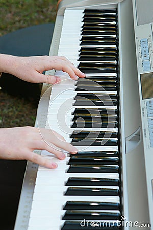 Piano Keyboard Hands