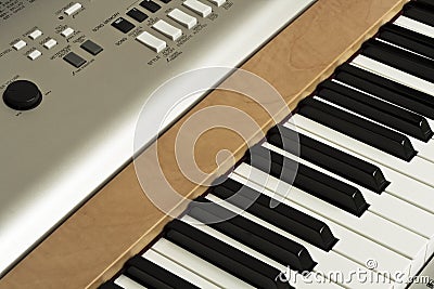 Piano Keys and Buttons