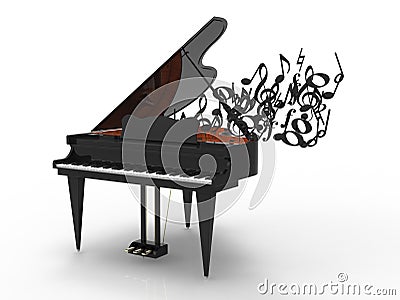 Piano and notes