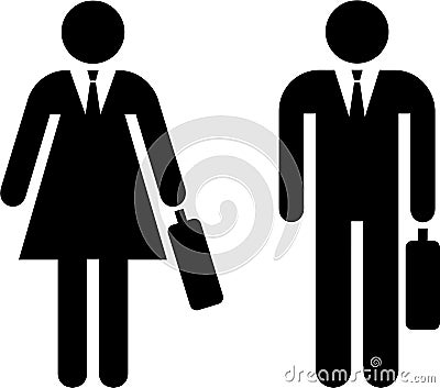Rencontre d'hommes et femmes d'affaires