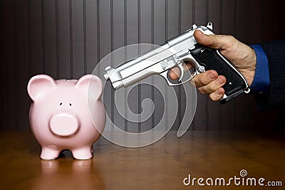 Piggy bank robbery