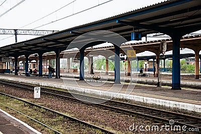 Pila Głowna railway station in poland