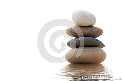 Pile of balanced sand stones