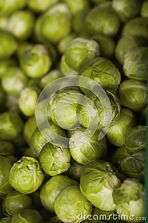 Pile of brussels sprout