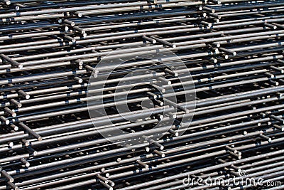 Pile of welded wire mesh