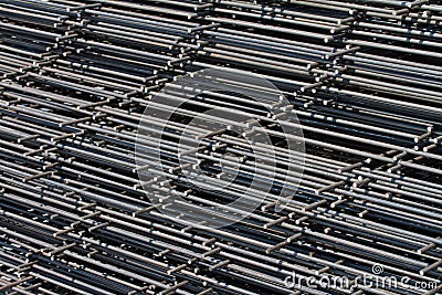 Pile of welded wire mesh