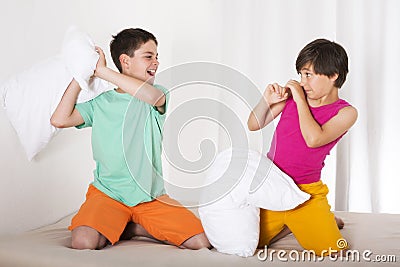 Pillow fight