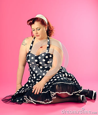 Pin-up woman