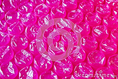 Pink bubble wrap