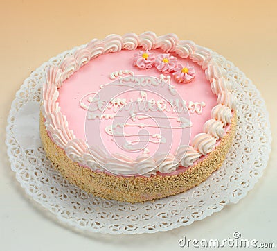 Pink cake