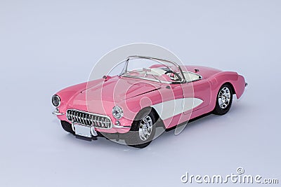 Pink Chevrolet Corvette