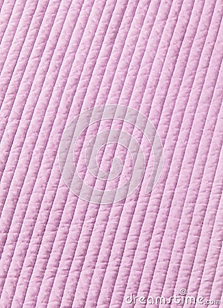 Pink cotton quilt texture background