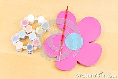 Pink Flower Painting Craft