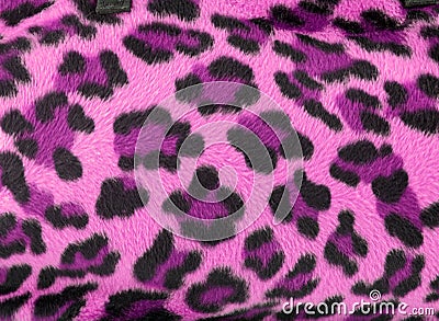 Pink leopard faux fur background