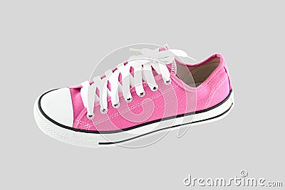Pink sport shoe