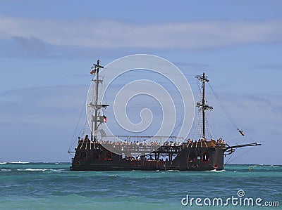 Pirate party boat in Punta Cana, Dominican Republic