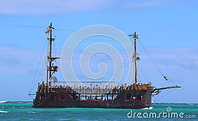Pirate party boat in Punta Cana, Dominican Republic