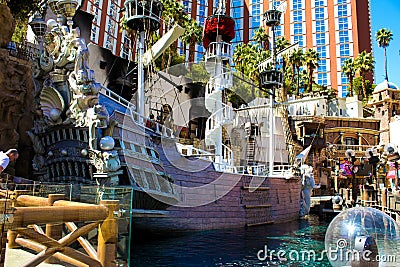 Pirate Ship from Treasure Island, Las Vegas, NV.