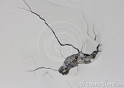 Plaster wall damage