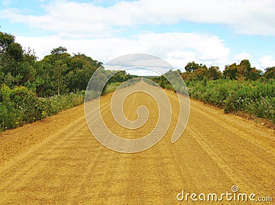 Playford highway like a washboard