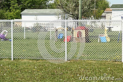 Playground outside the fence
