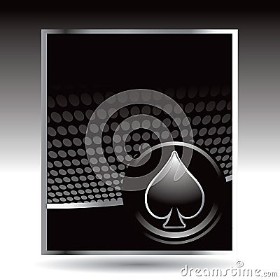 Playing+Card+Suit+Templates ... stock images of ` Playing card suit on black halftone template