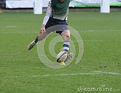 Playing rugby