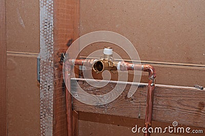 Plumbing - New Copper Pipes for Shower