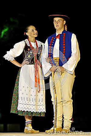 Poland folk dance team