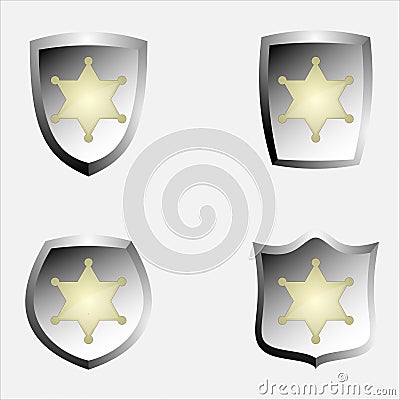 Police badge emblems