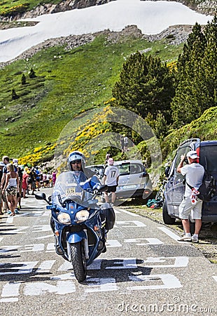 Police Bike of Tour of France