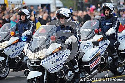 Police motorcycles