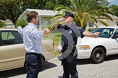 Police Officer Demonstrates