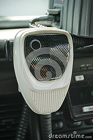 Police Radio Mic in Car