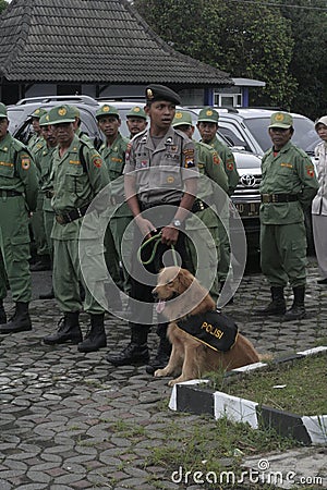 POLICE SECURITY ALERT ELECTION IN SUKOHARJO