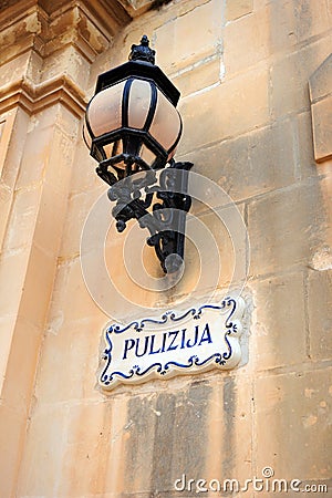 Police station, Mdina, Malta.