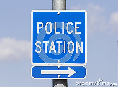 Police Station Sign