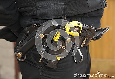 Police Taser gun