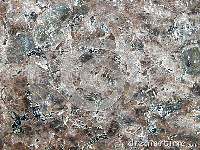 Polished granite surface