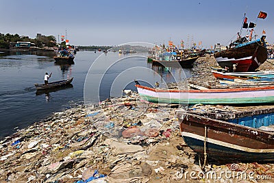 Pollution of The Mumbai Sea Beach