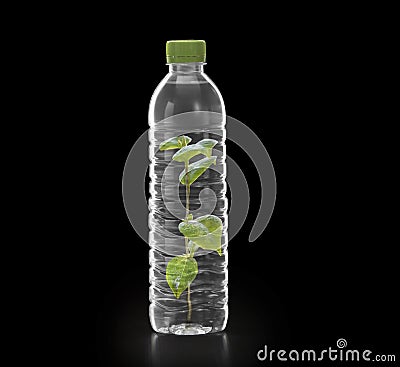 Polycarbonate plastic bottles of mineral recycling