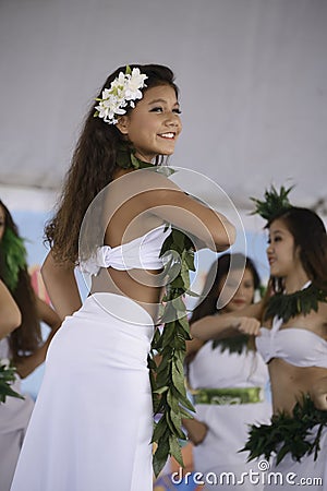 Polynesian dancers