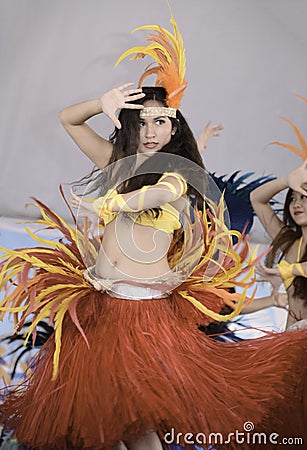 Polynesian dancers