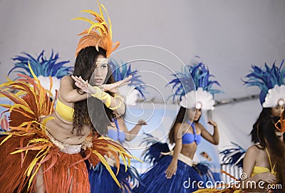 Polynesian dancers