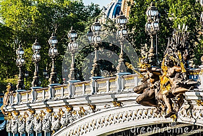 Pont Alexandre III paris city France