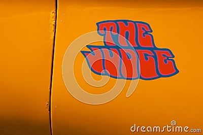 1969 Pontiac GTO The Judge Emblem Editorial Photo - Image: 55689841