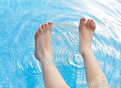 Pool and feet