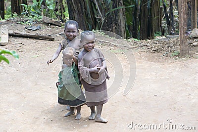 Poor children in Africa